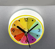 Horloge multicolore aimantée - horloge-industrielle