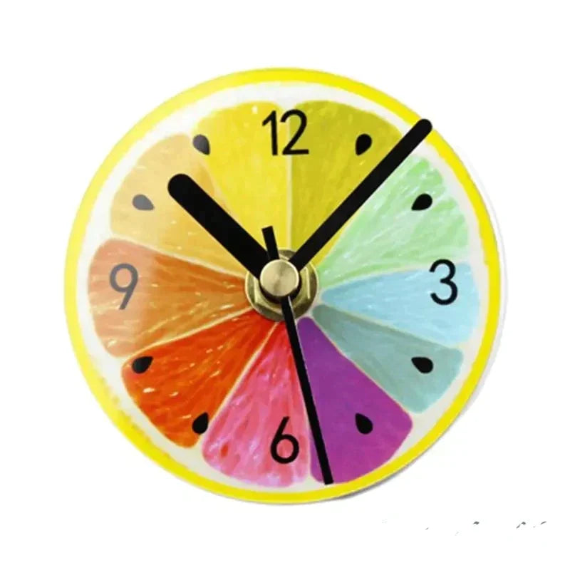 Horloge multicolore aimantée - horloge-industrielle