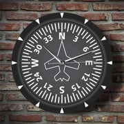 horloge murale altimètre - horloge-industrielle