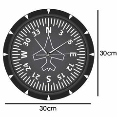 horloge murale altimètre - horloge-industrielle