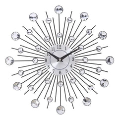 horloge murale argentée - horloge-industrielle