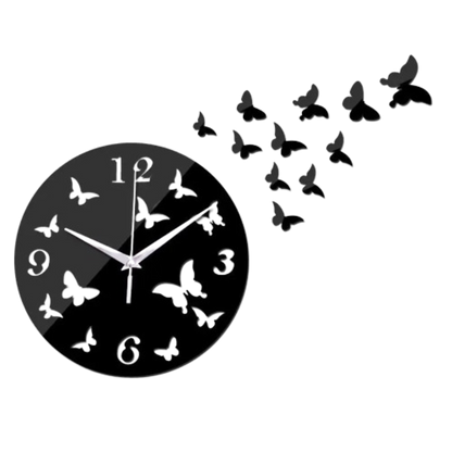 Horloge 3d Murale Autocollante