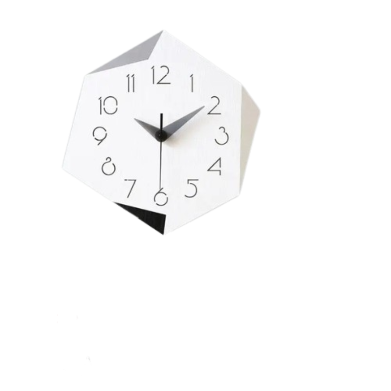 Horloge Murale Blanche Moderne