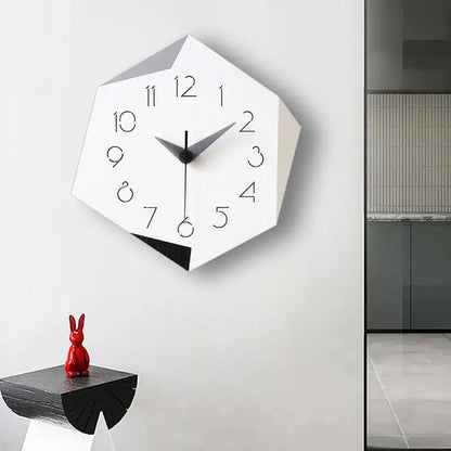 horloge murale blanche moderne - horloge-industrielle