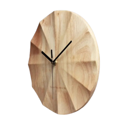Horloge Murale en Bois 3d