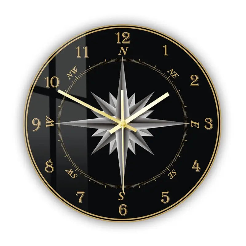 Horloge Murale Boussole