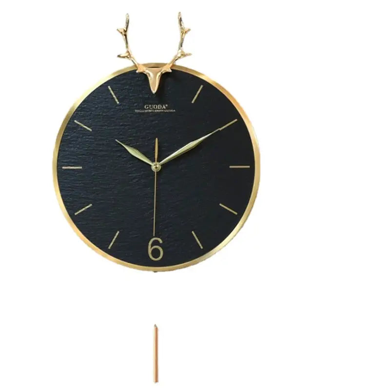Horloge Murale Tête de Cerf