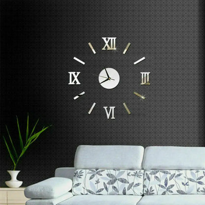 horloge murale chiffre romain - horloge-industrielle