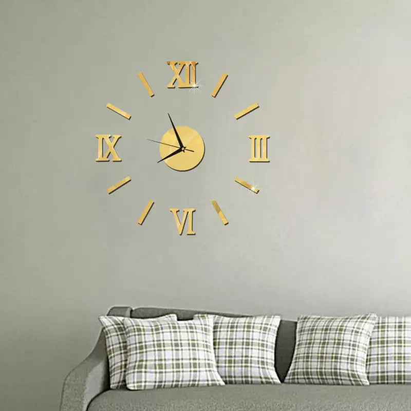 horloge murale chiffre romain - horloge-industrielle