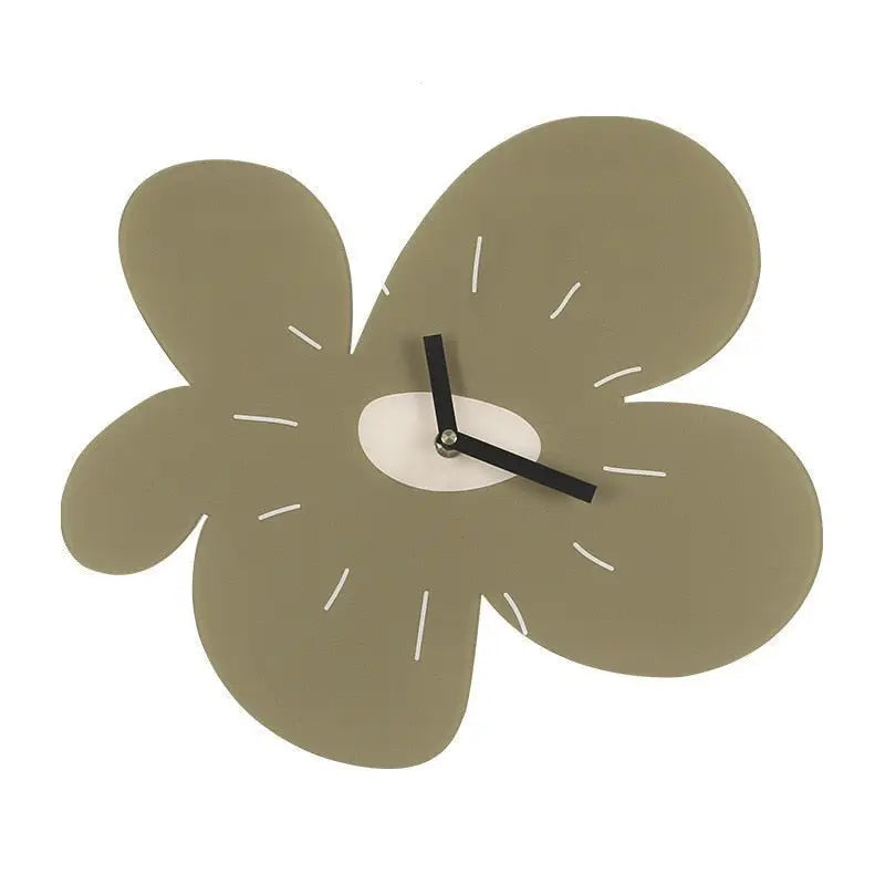 Horloge Murale Design Moderne 50 cm — Fleur, Œil ou Main