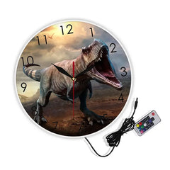 horloge murale dinosaure - horloge-industrielle