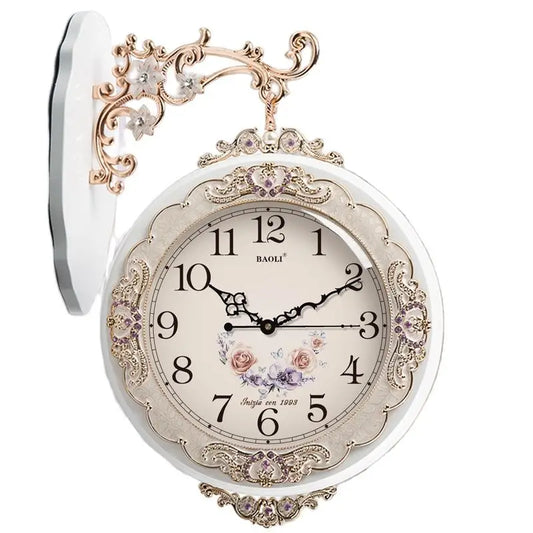 horloge murale double face - horloge-industrielle