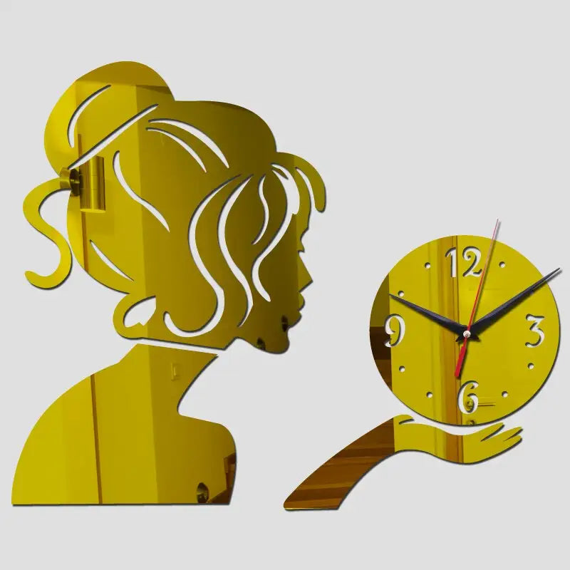 horloge murale femme élégante - horloge-industrielle