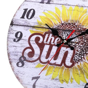 horloge murale fleurs - horloge-industrielle