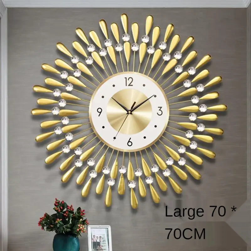horloge murale géante en métal - horloge-industrielle