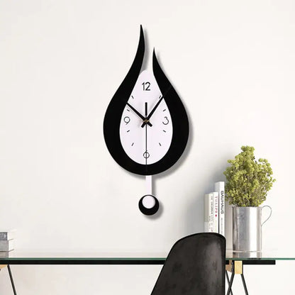 horloge murale goutte d’eau - horloge-industrielle