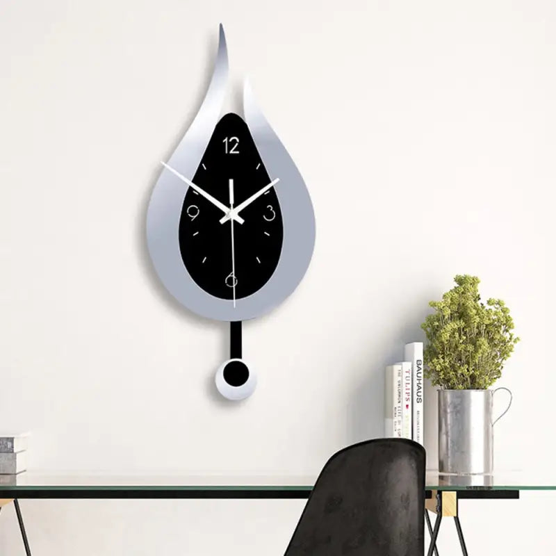 horloge murale goutte d’eau - horloge-industrielle