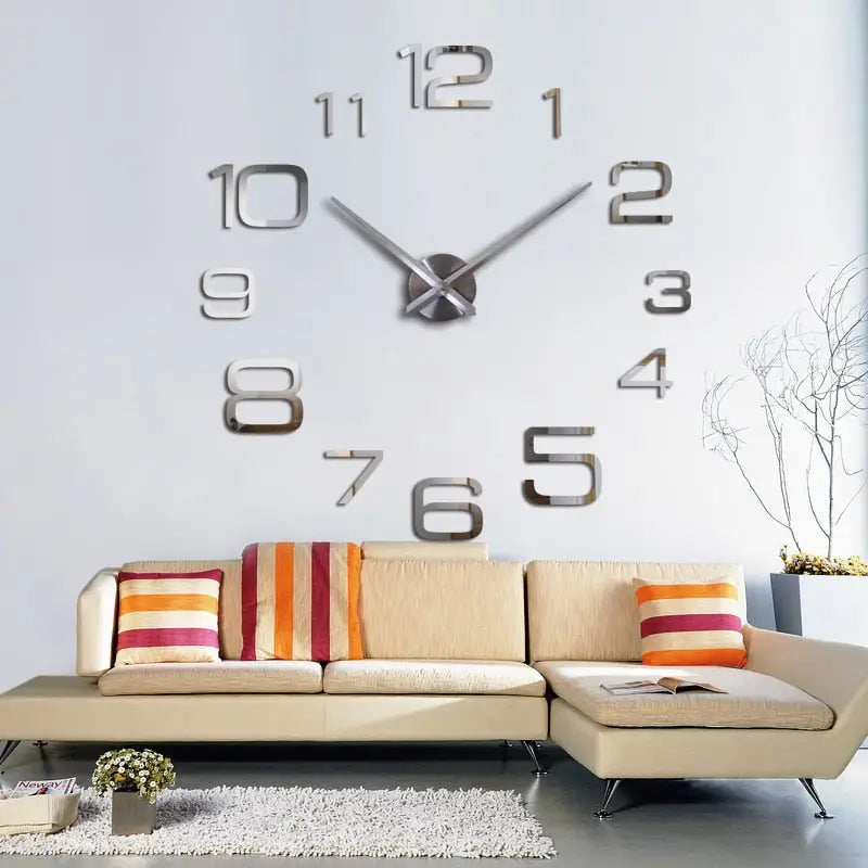 horloge murale moderne 90 cm - horloge-industrielle