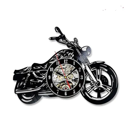 horloge murale moto - horloge-industrielle