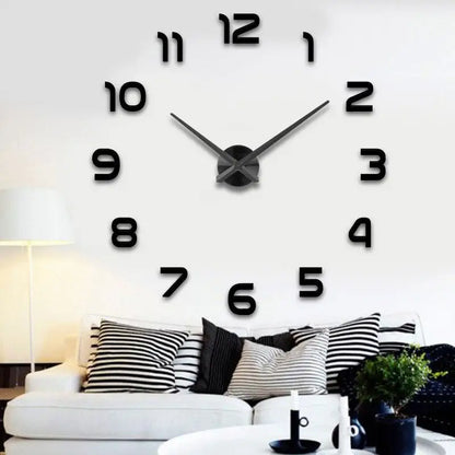 Horloge Murale Noire - horloge-industrielle
