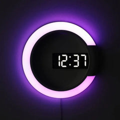 horloge murale numérique led - horloge-industrielle