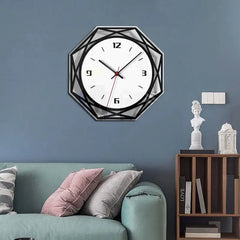 horloge murale octogonale - horloge-industrielle