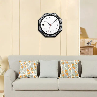horloge murale octogonale - horloge-industrielle