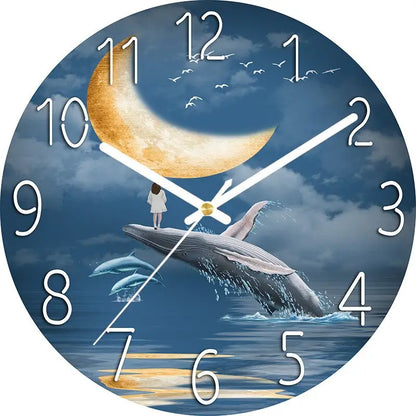horloge murale oiseau - horloge-industrielle