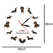 Horloge murale petit chien - horloge-industrielle
