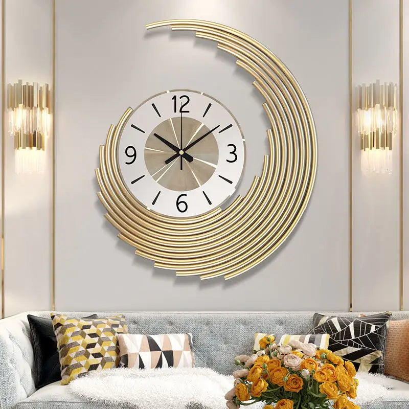 horloge murale pour salon - horloge-industrielle
