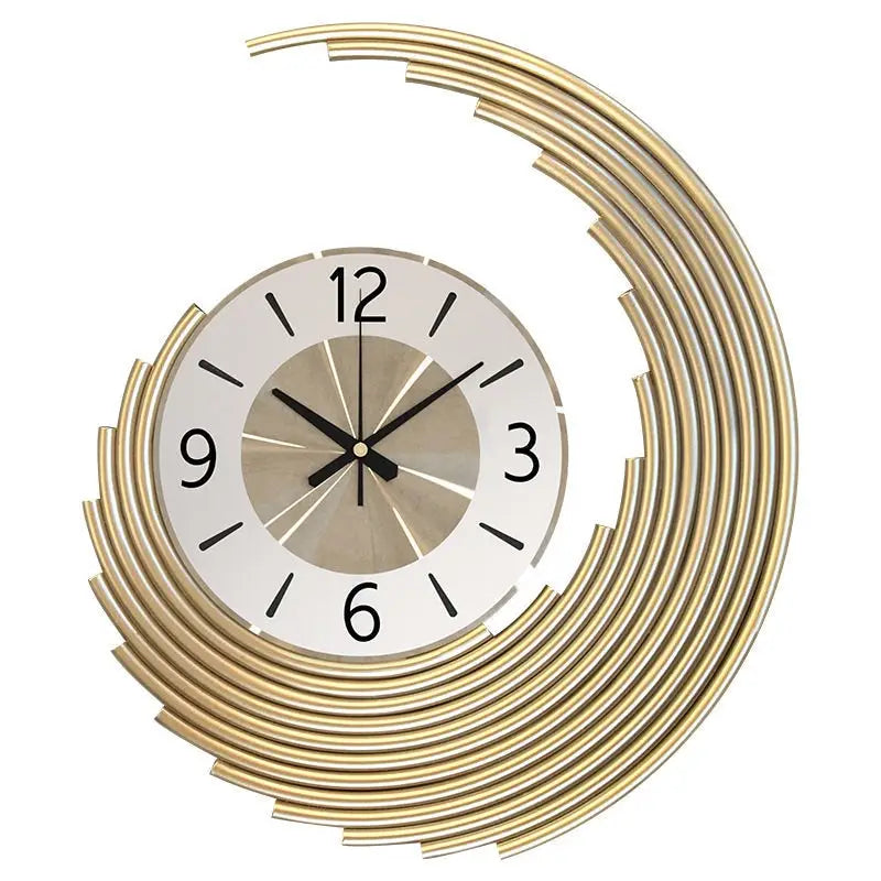 Horloge Murale pour Salon — Grand Cadran Silencieux