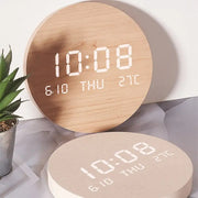 horloge murale led rose - horloge-industrielle