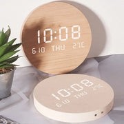 horloge murale led rose - horloge-industrielle