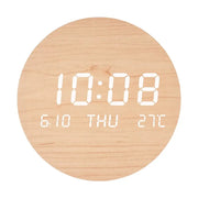 horloge murale led rose - horloge-industrielle