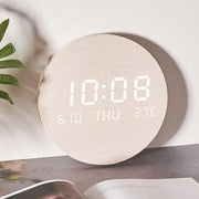 horloge murale led rose - horloge-industrielle