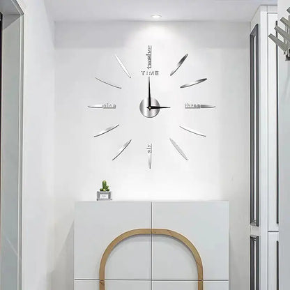 horloge murale 3d sans cadre - horloge-industrielle