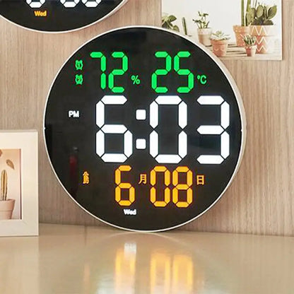 horloge murale avec temperature - horloge-industrielle