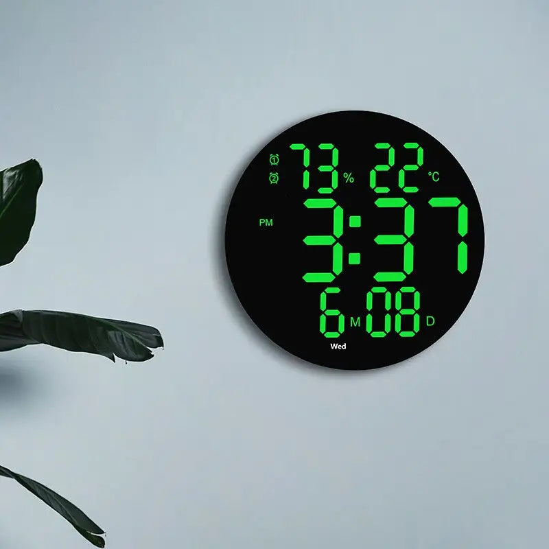 horloge murale avec temperature - horloge-industrielle