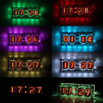 horloge nixie LED - horloge-industrielle