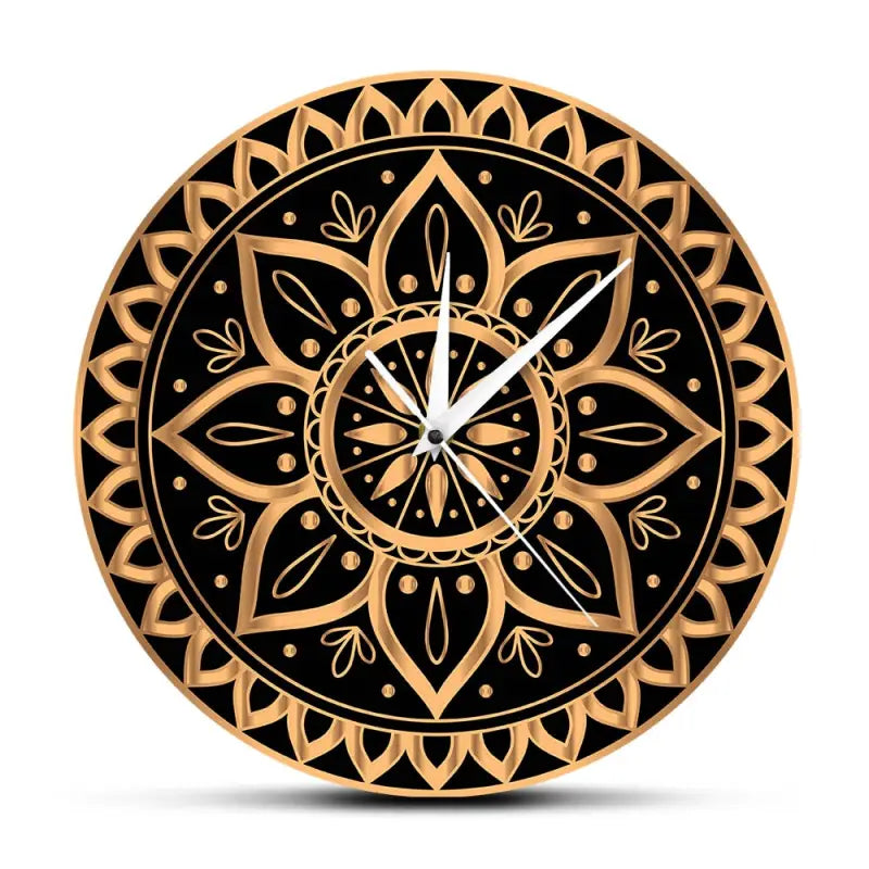 Horloge Or et Noir