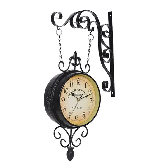 horloge noire - horloge-industrielle