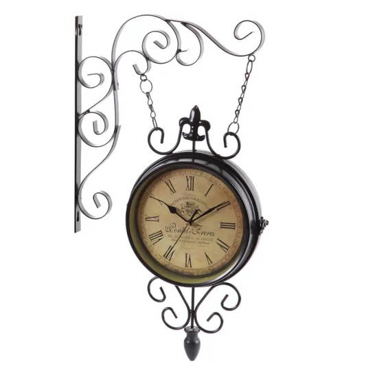 horloge noire - horloge-industrielle