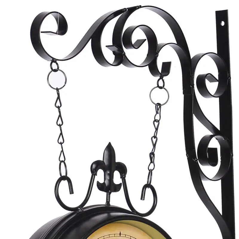 horloge noire - horloge-industrielle