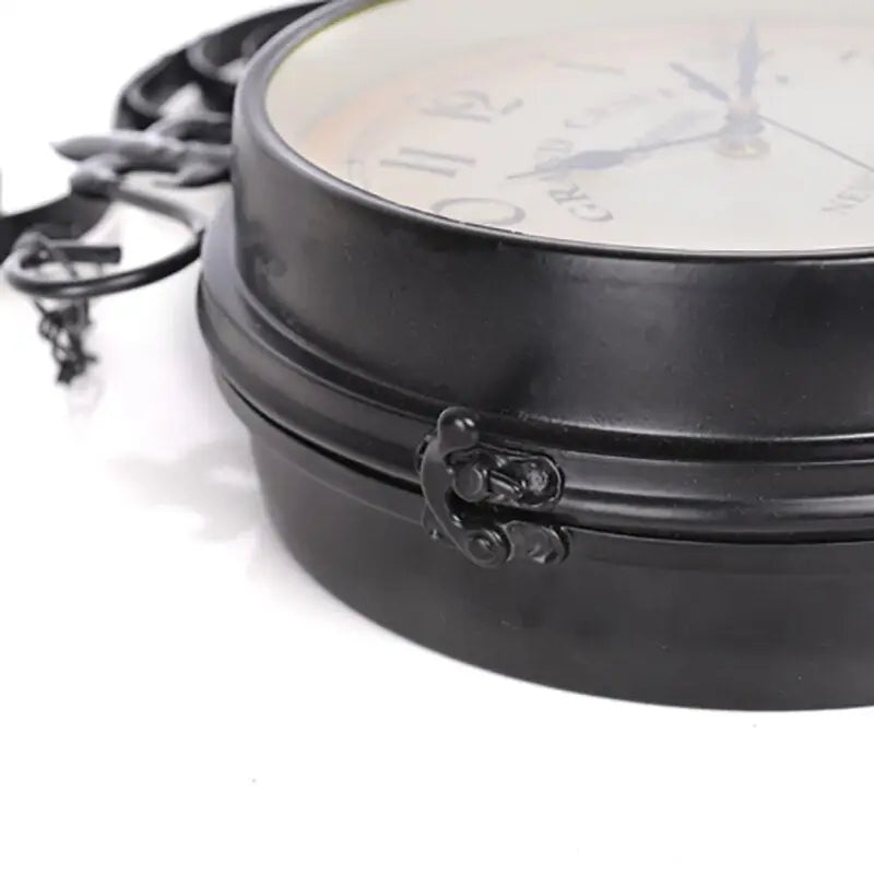 horloge noire - horloge-industrielle