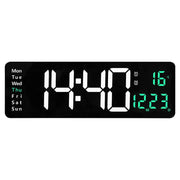horloge numérique rectangulaire - horloge-industrielle