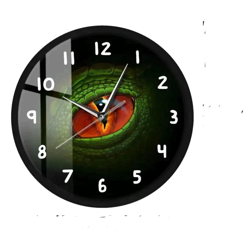 horloge led oeil de crocodile - horloge-industrielle