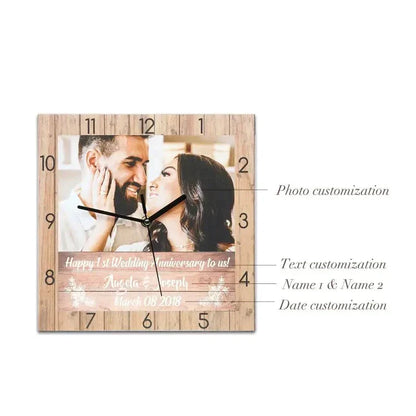 horloge personnalisée avec photos - horloge-industrielle