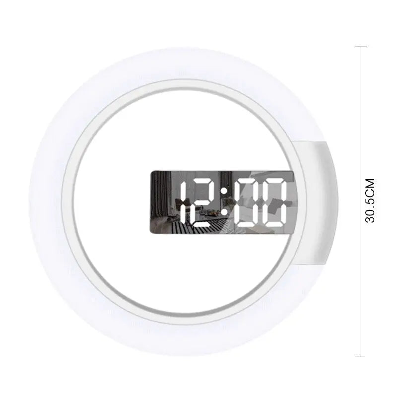 Horloge Réveil Design 30 cm — Grand Cadran Silencieux