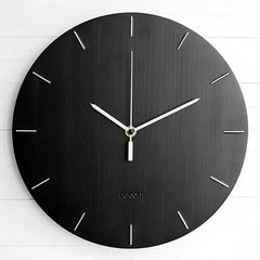 horloge scandinave bois - horloge-industrielle