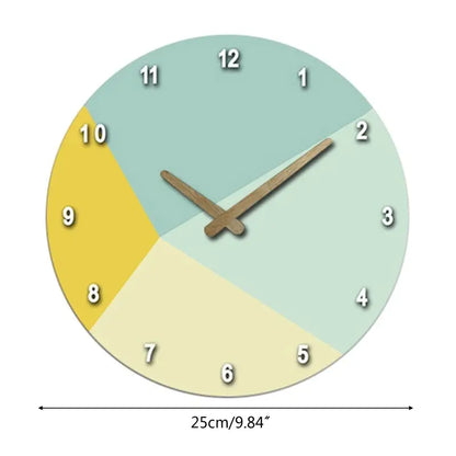 horloge simple colorée - horloge-industrielle